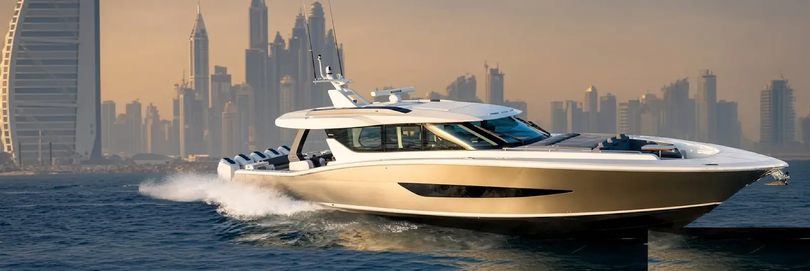 Scout 670 outboard yacht for Sabah Al Ahmad Sea City